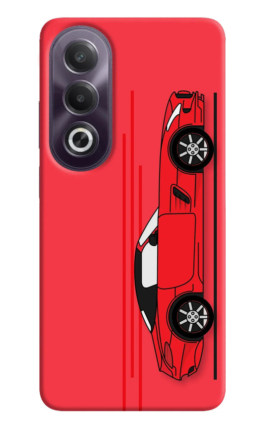 Red Velocity OPPO K12x Back Cover