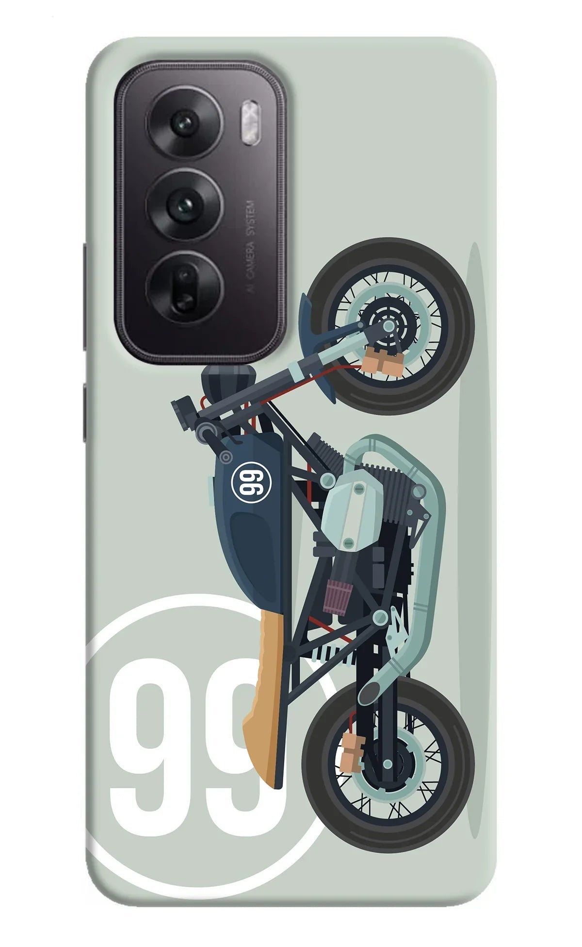 Classic Cafe Racer 99 Oppo Reno12 5G Back Cover