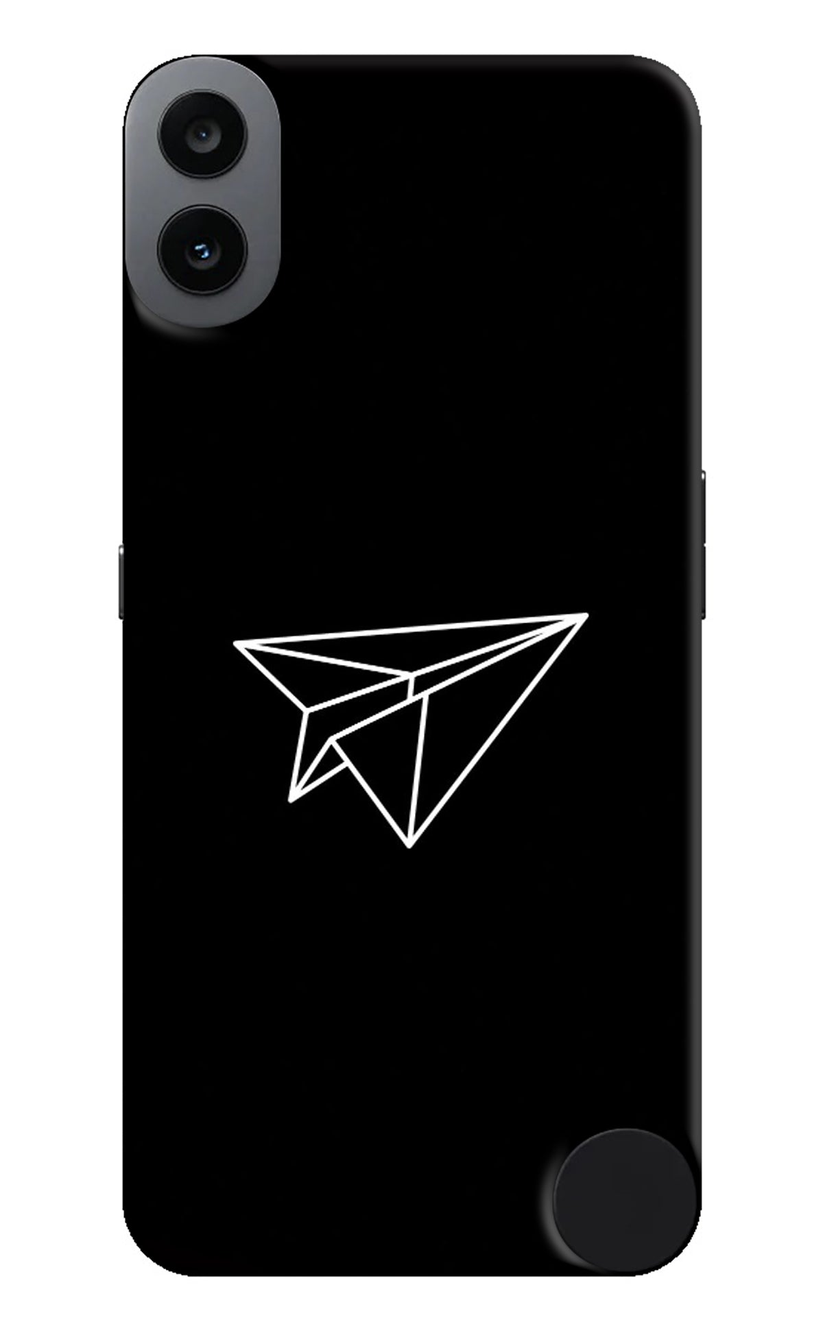 Paper Plane White CMF by Nothing Phone 1 Back Cover