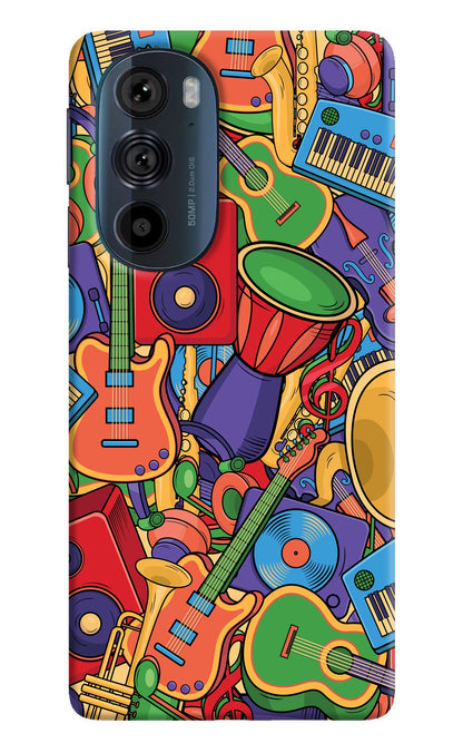 Music Instrument Doodle Moto Edge 30 Pro Back Cover