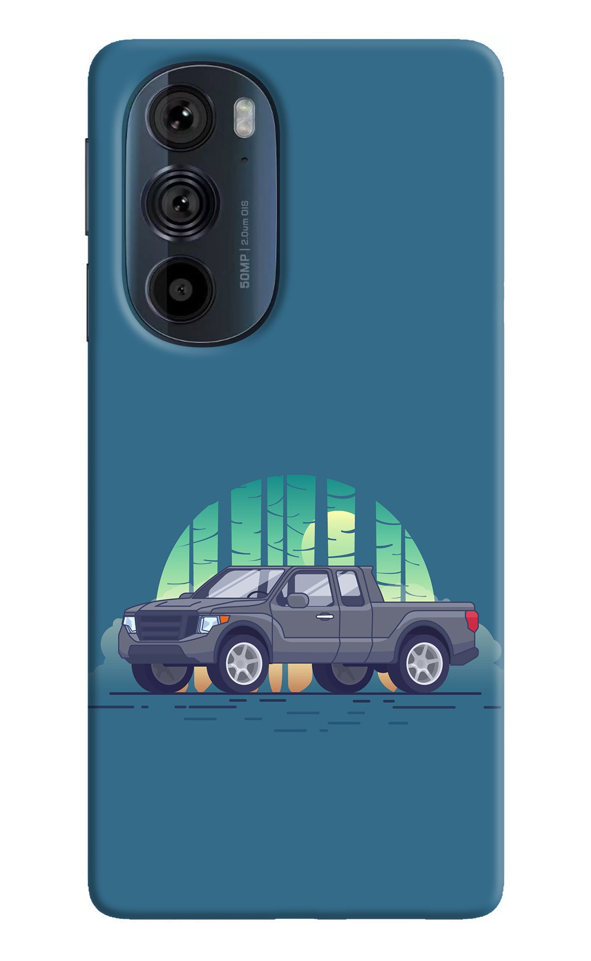 Retro Garage Vibe Moto Edge 30 Pro Back Cover
