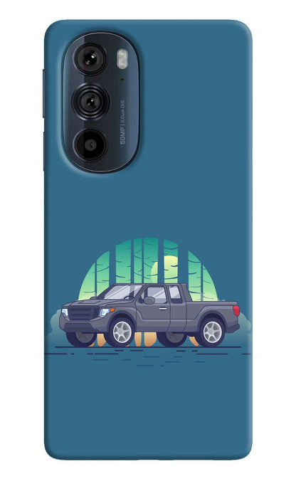 Retro Garage Vibe Moto Edge 30 Pro Back Cover