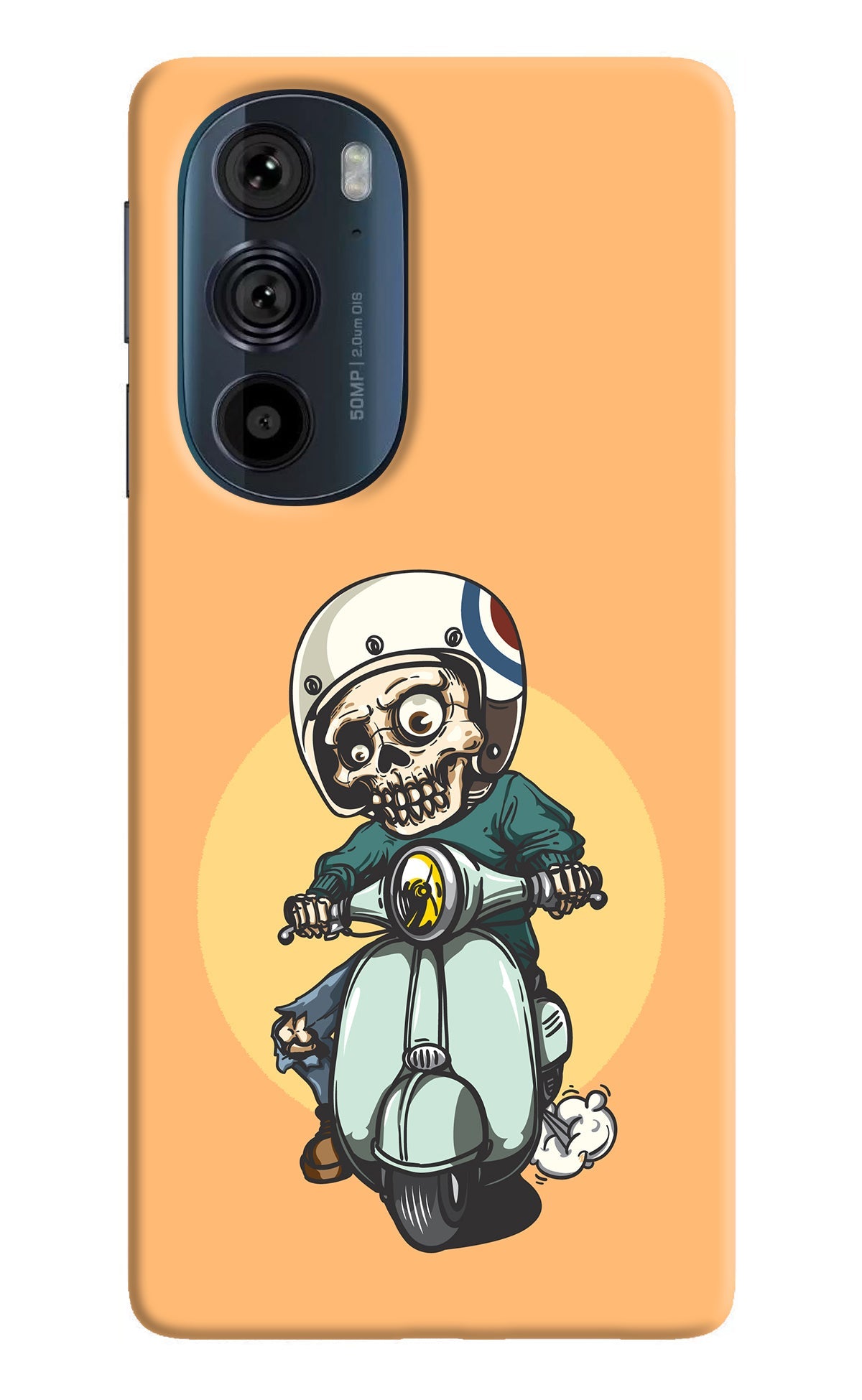 Undead Biker Moto Edge 30 Pro Back Cover