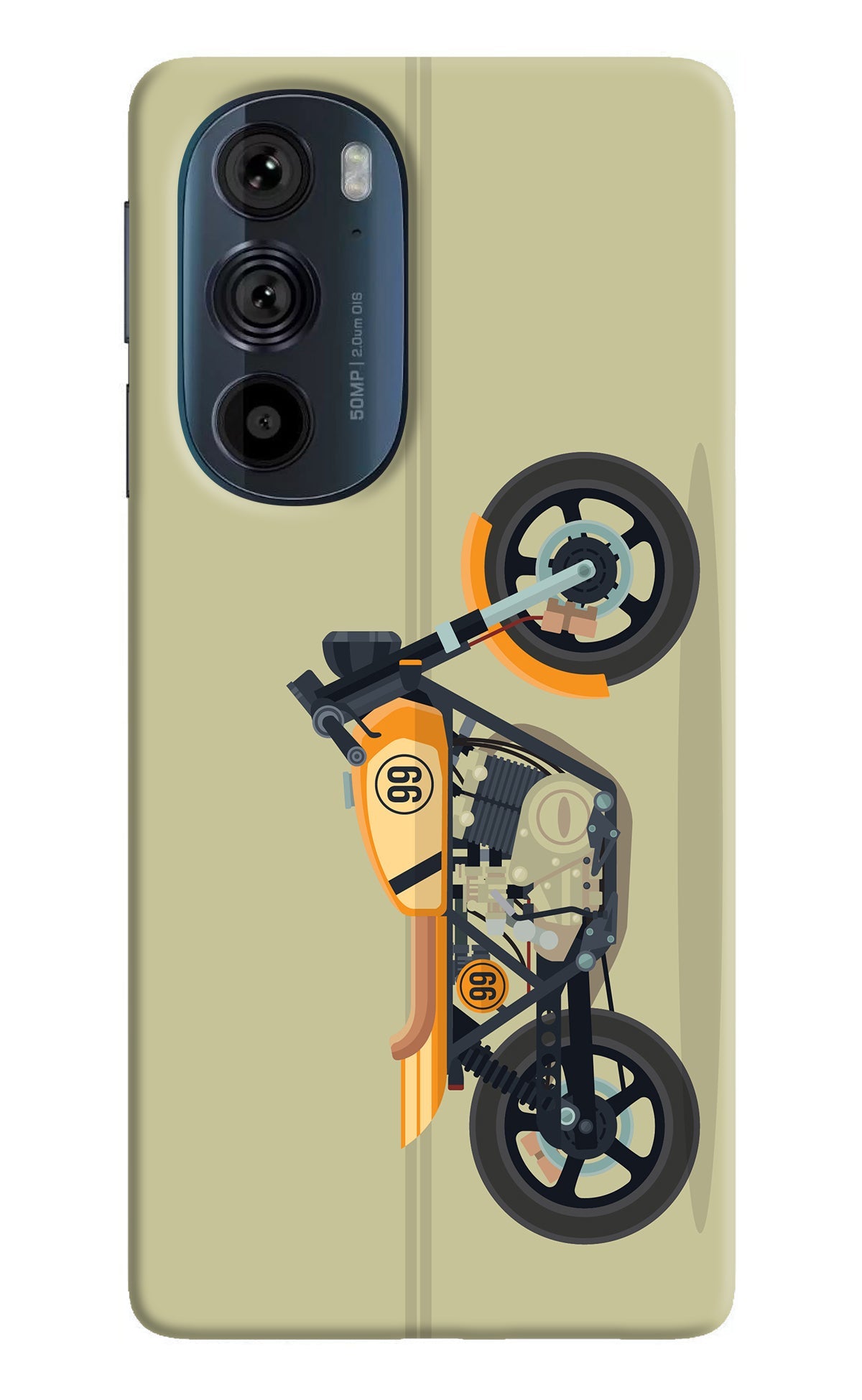 Vertical Speedster Moto Edge 30 Pro Back Cover
