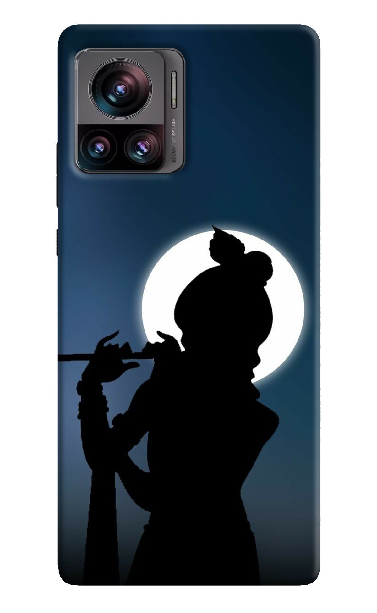 Shri Krishna Silhouette Moto Edge 30 Ultra Back Cover