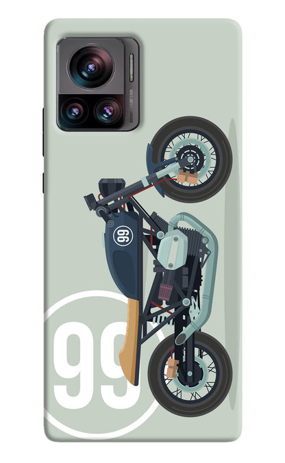 Classic Cafe Racer 99 Moto Edge 30 Ultra Back Cover