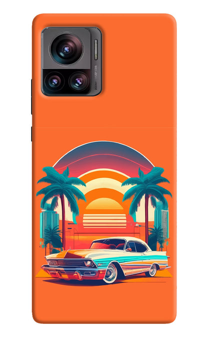 Palm Drive 80s Moto Edge 30 Ultra Back Cover