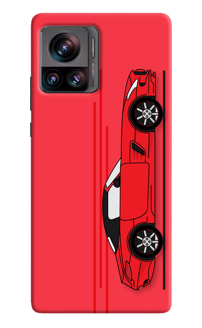 Red Velocity Moto Edge 30 Ultra Back Cover