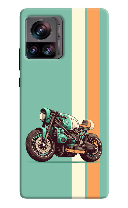 Striped Moto Drift Moto Edge 30 Ultra Back Cover