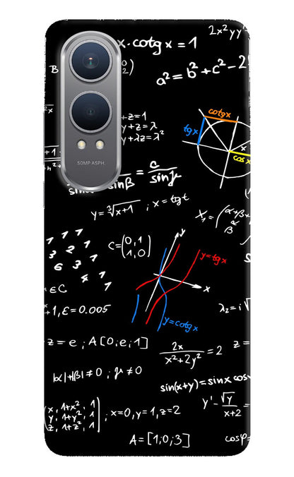 Mathematics Formula OnePlus Nord CE4 Lite Back Cover