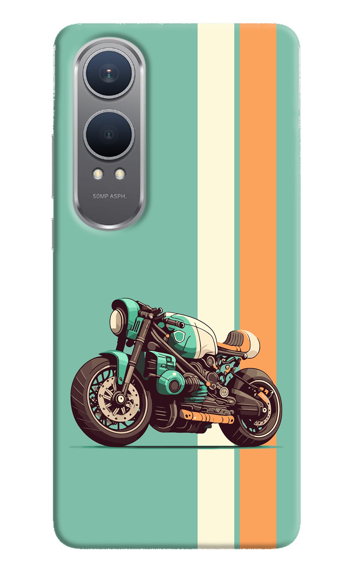 Striped Moto Drift OnePlus Nord CE4 Lite Back Cover