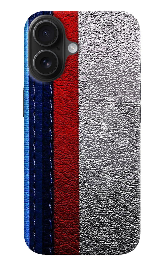 BMW Stripes iPhone 16 Back Cover