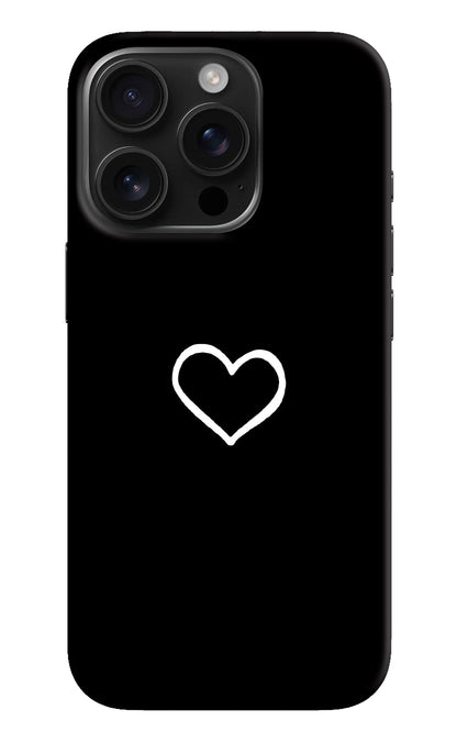 Heart iPhone 16 Pro Back Cover