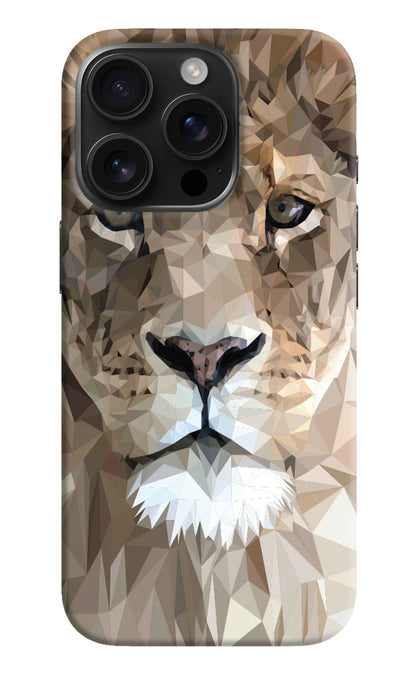 Lion Art iPhone 16 Pro Back Cover