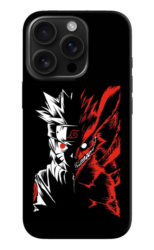 Naruto Two Face iPhone 16 Pro Back Cover