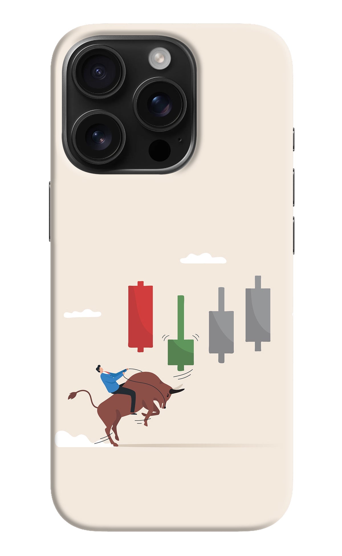Bull Trading Momentum iPhone 16 Pro Max Back Cover