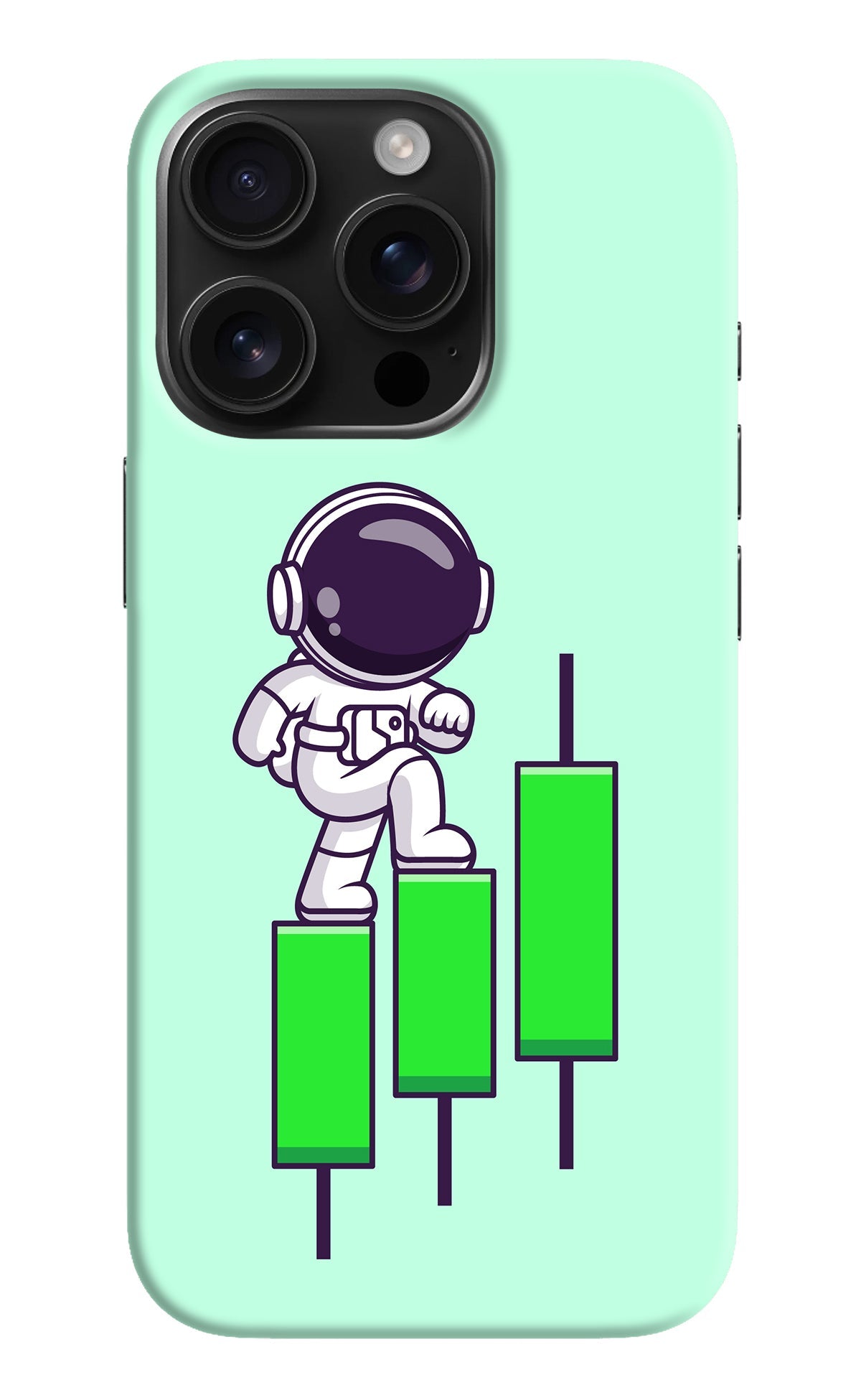 Astronaut Trader iPhone 16 Pro Max Back Cover