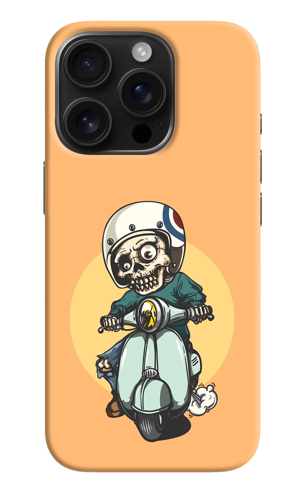Undead Biker iPhone 16 Pro Max Back Cover