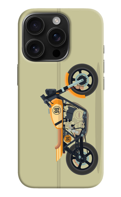 Vertical Speedster iPhone 16 Pro Max Back Cover