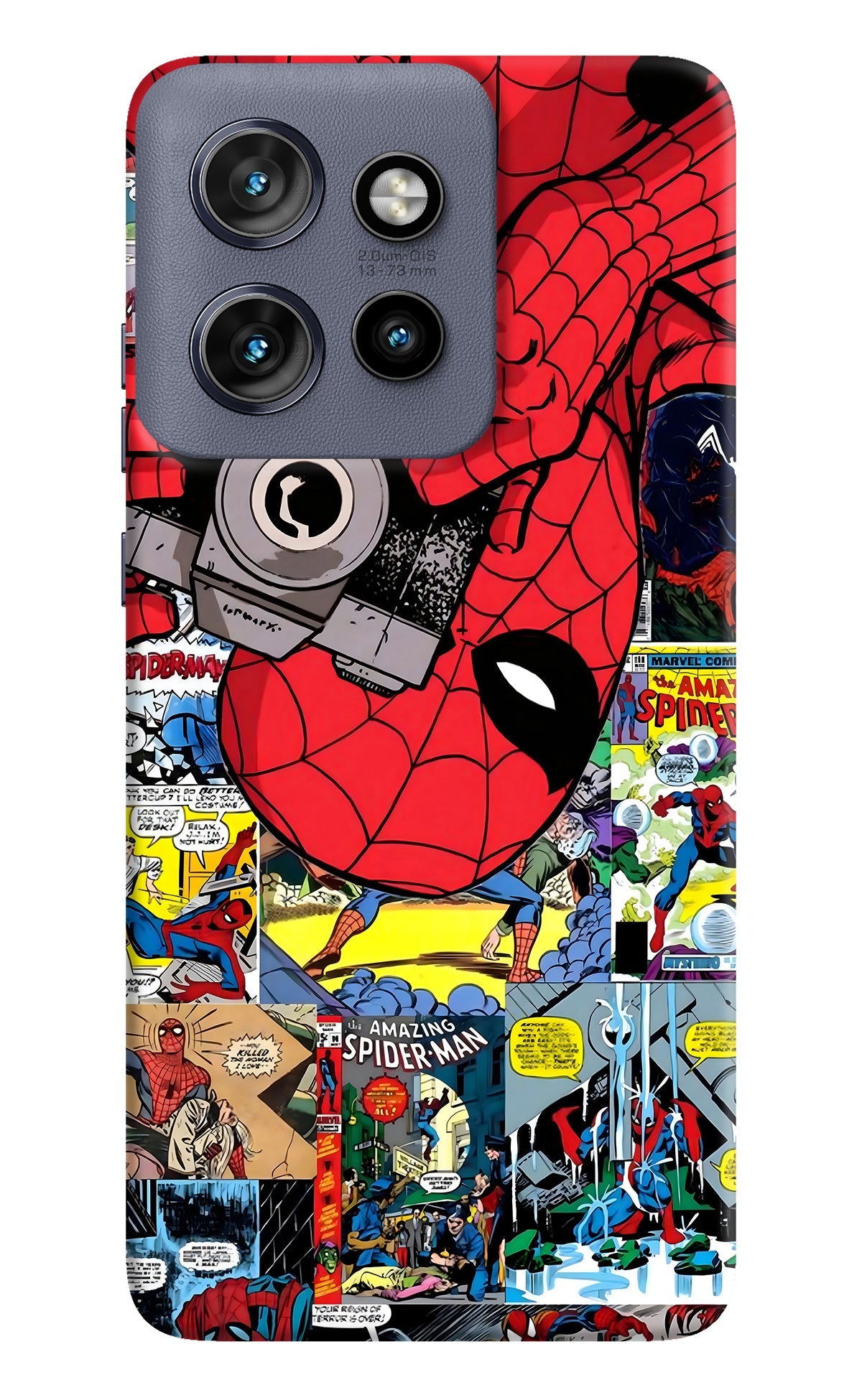 Spider Man Moto Edge 50 Neo Back Cover