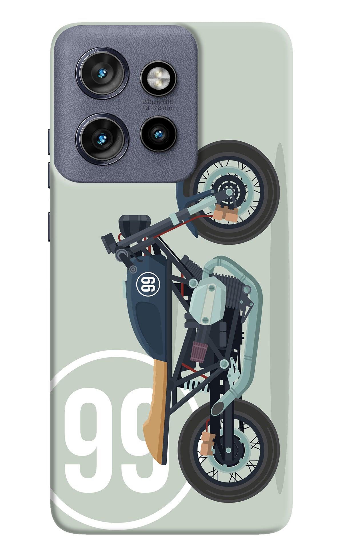 Classic Cafe Racer 99 Moto Edge 50 Neo Back Cover