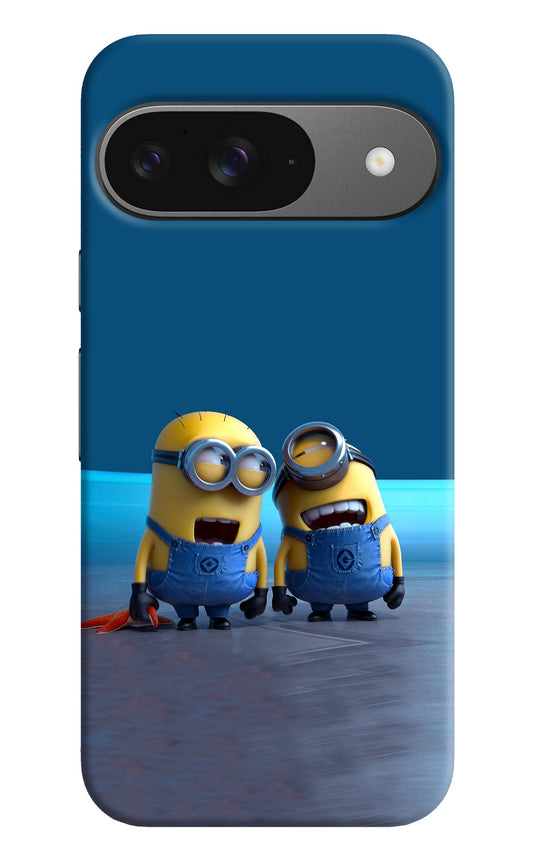 Minion Laughing Google Pixel 9 Back Cover