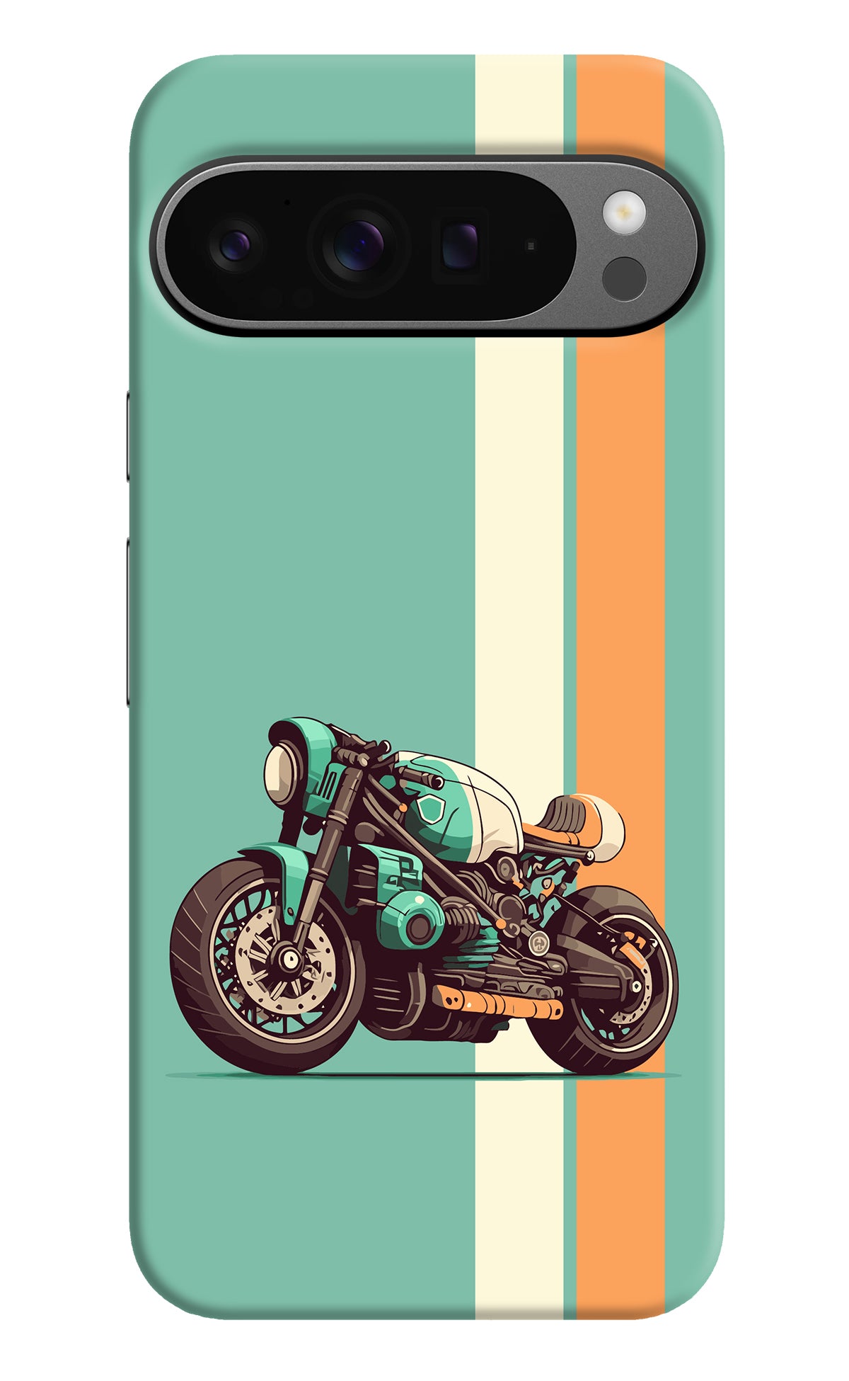 Striped Moto Drift Google Pixel 9 Pro Back Cover