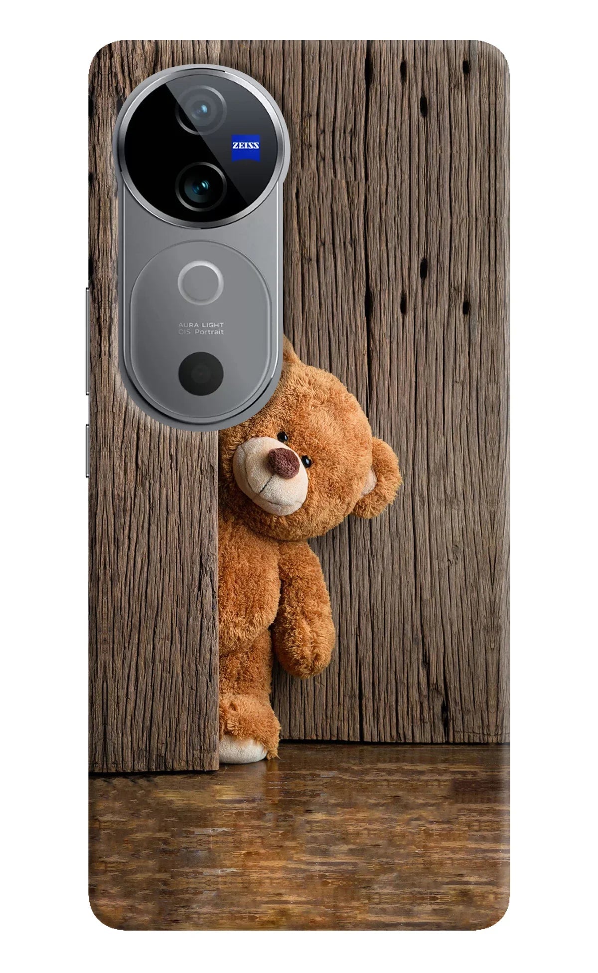 Teddy Wooden Vivo V40 5G Back Cover