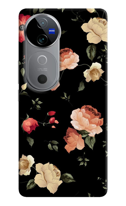 Flowers Vivo V40 5G Back Cover