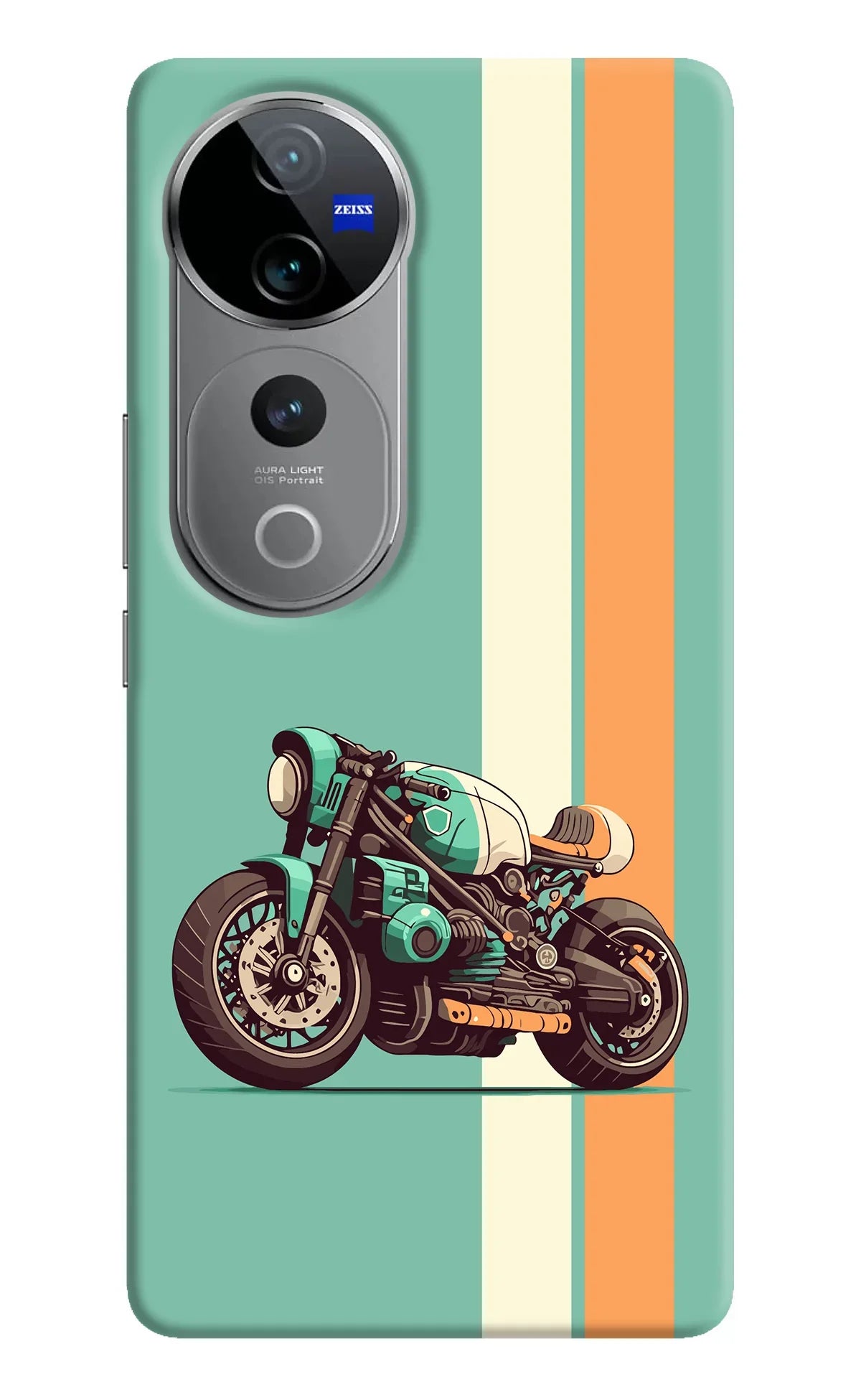 Striped Moto Drift Vivo V40 Pro 5G Back Cover