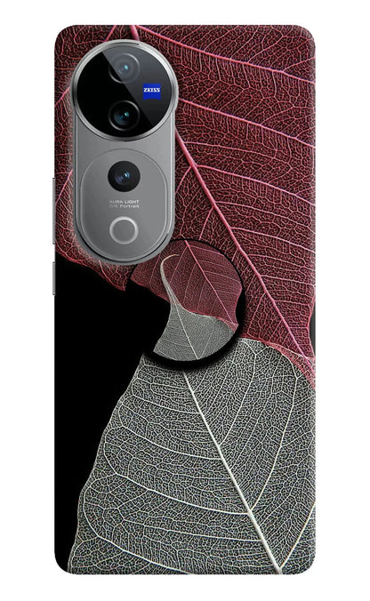 Leaf Pattern Vivo V40 Pro 5G Pop Case