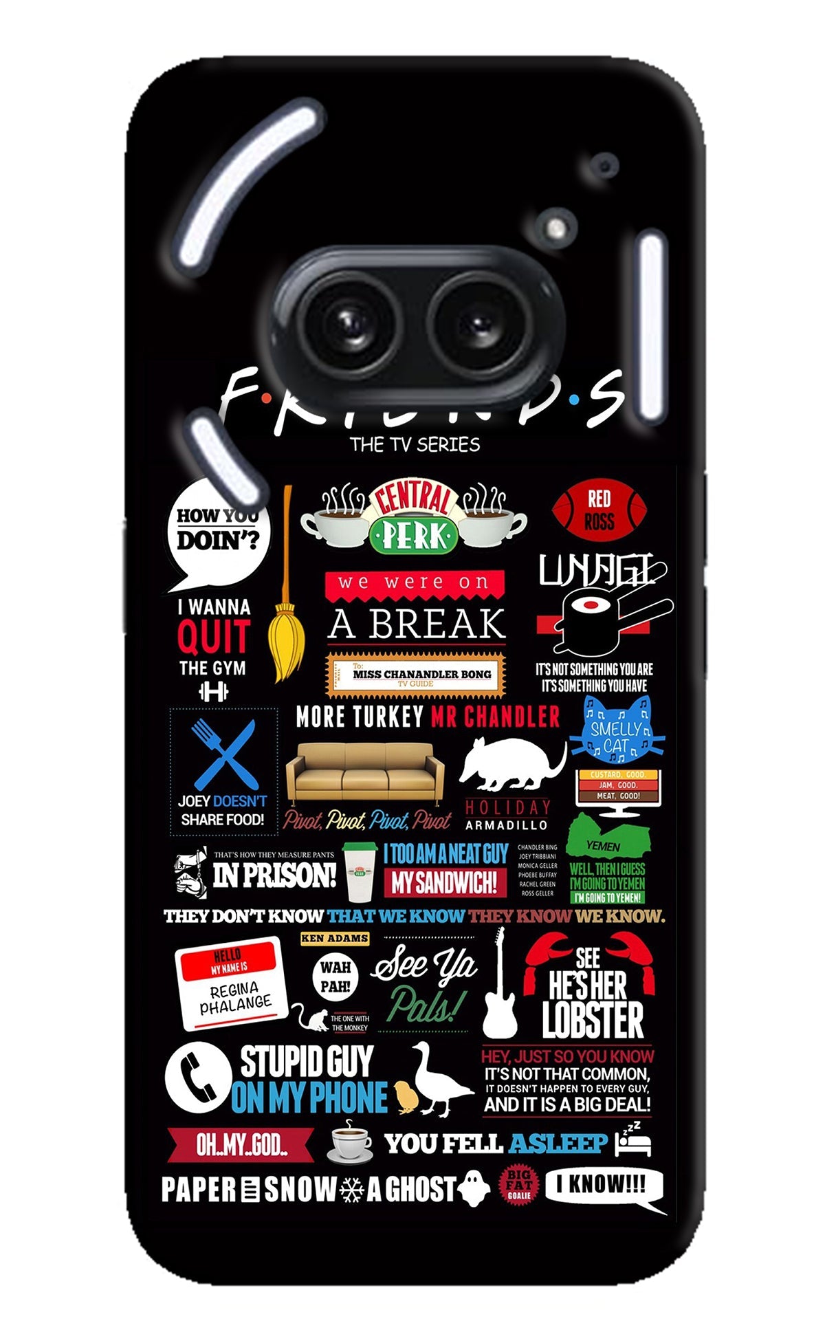 FRIENDS Nothing Phone 2A Plus Back Cover