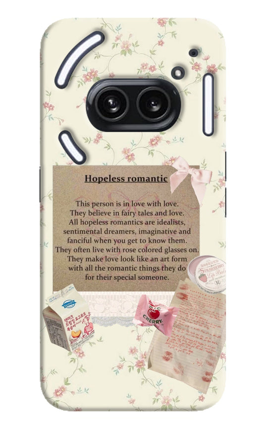 Hopeless Romantic Nothing Phone 2A Plus Back Cover