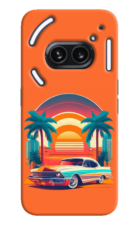 Palm Drive 80s Nothing Phone 2A Plus Back Cover