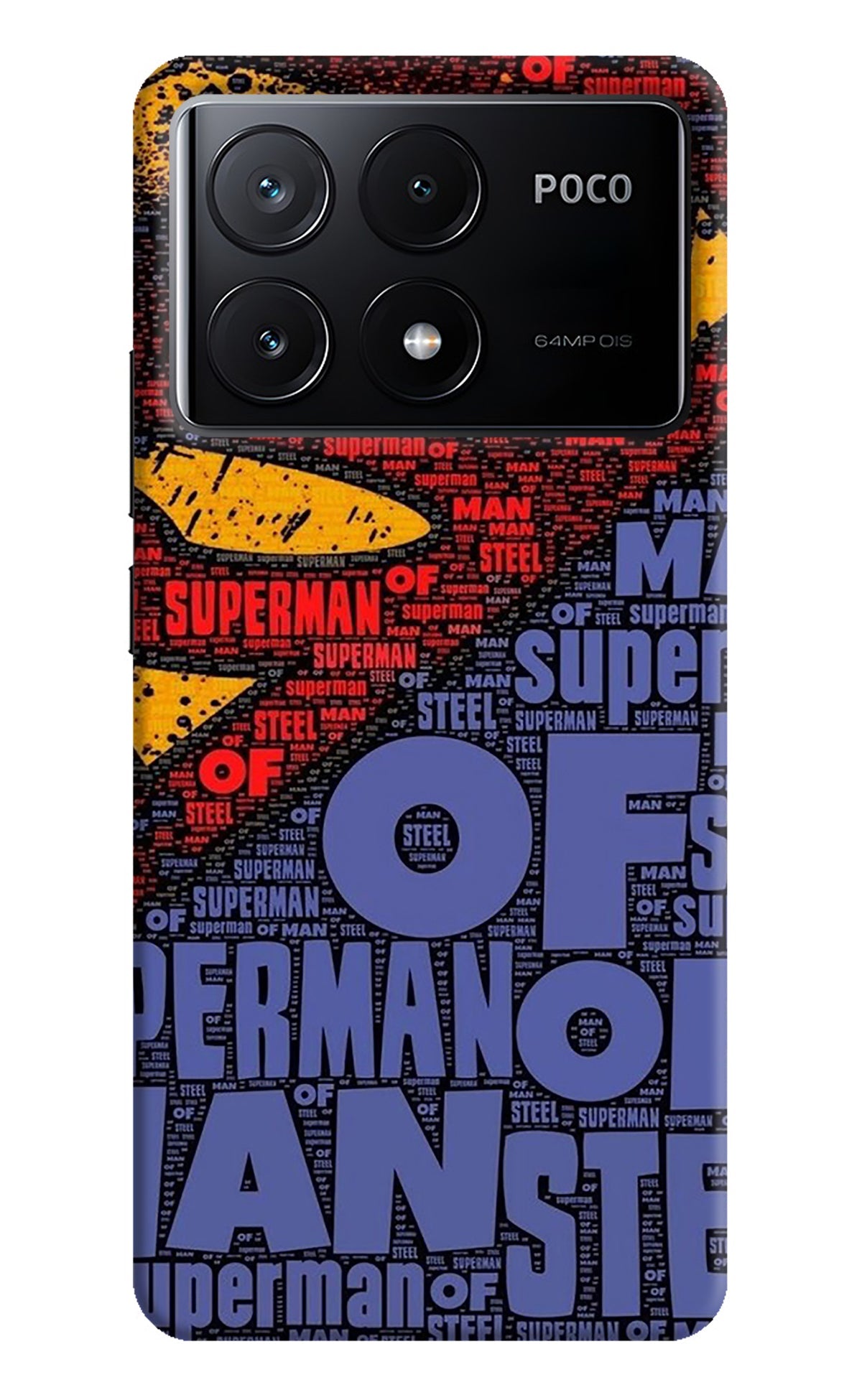 Superman Poco X6 Pro Back Cover