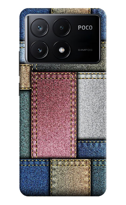 Multicolor Jeans Poco X6 Pro Back Cover
