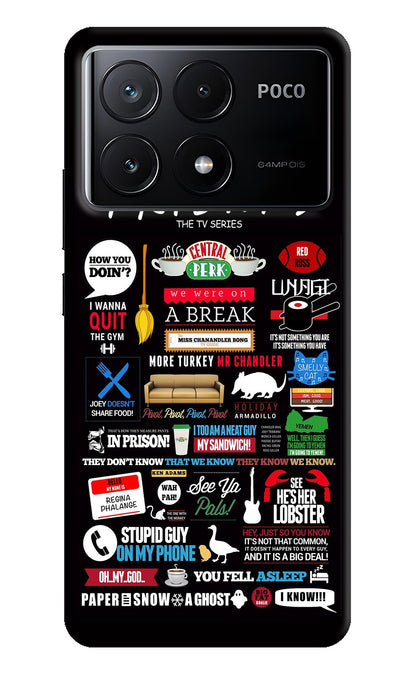 FRIENDS Poco X6 Pro Back Cover