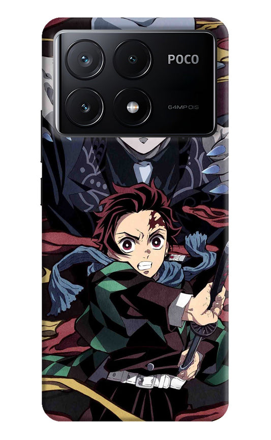 Demon Slayer Poco X6 Pro Back Cover