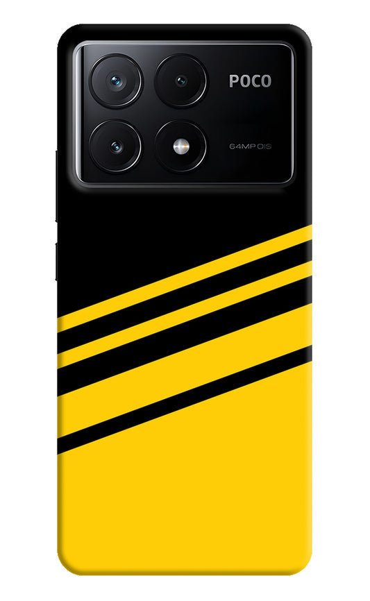 Yellow Shades Poco X6 Pro Back Cover