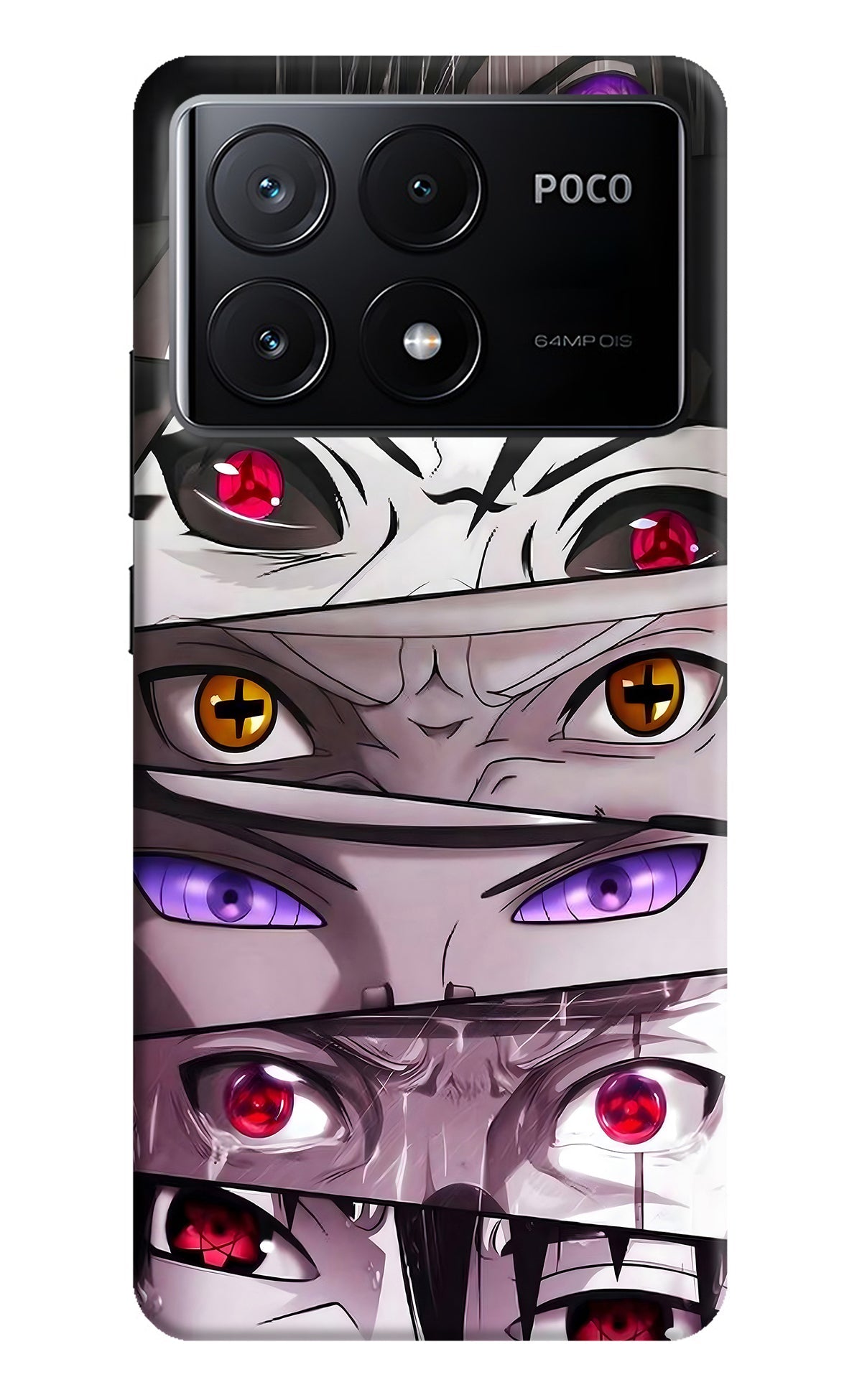 Naruto Anime Poco X6 Pro Back Cover
