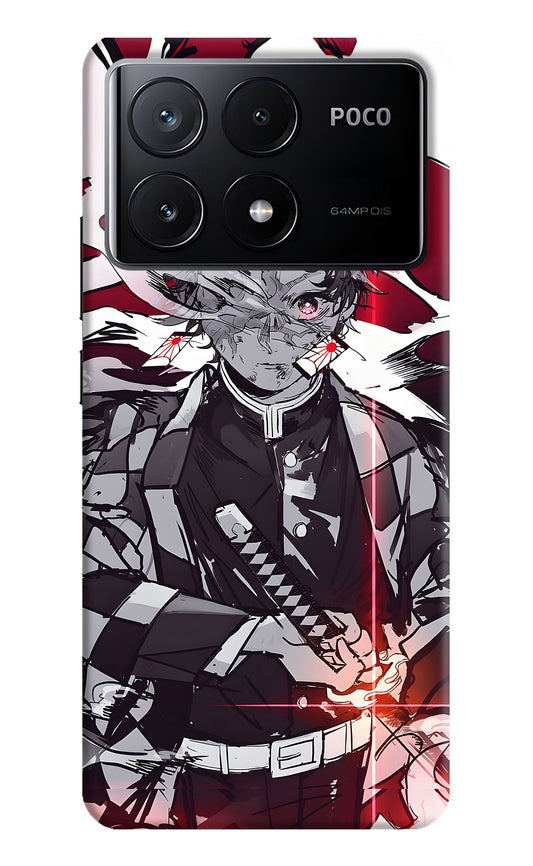 Demon Slayer Poco X6 Pro Back Cover