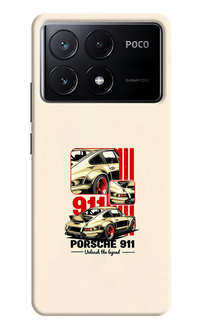 Classic Porsche 911 Poco X6 Pro Back Cover