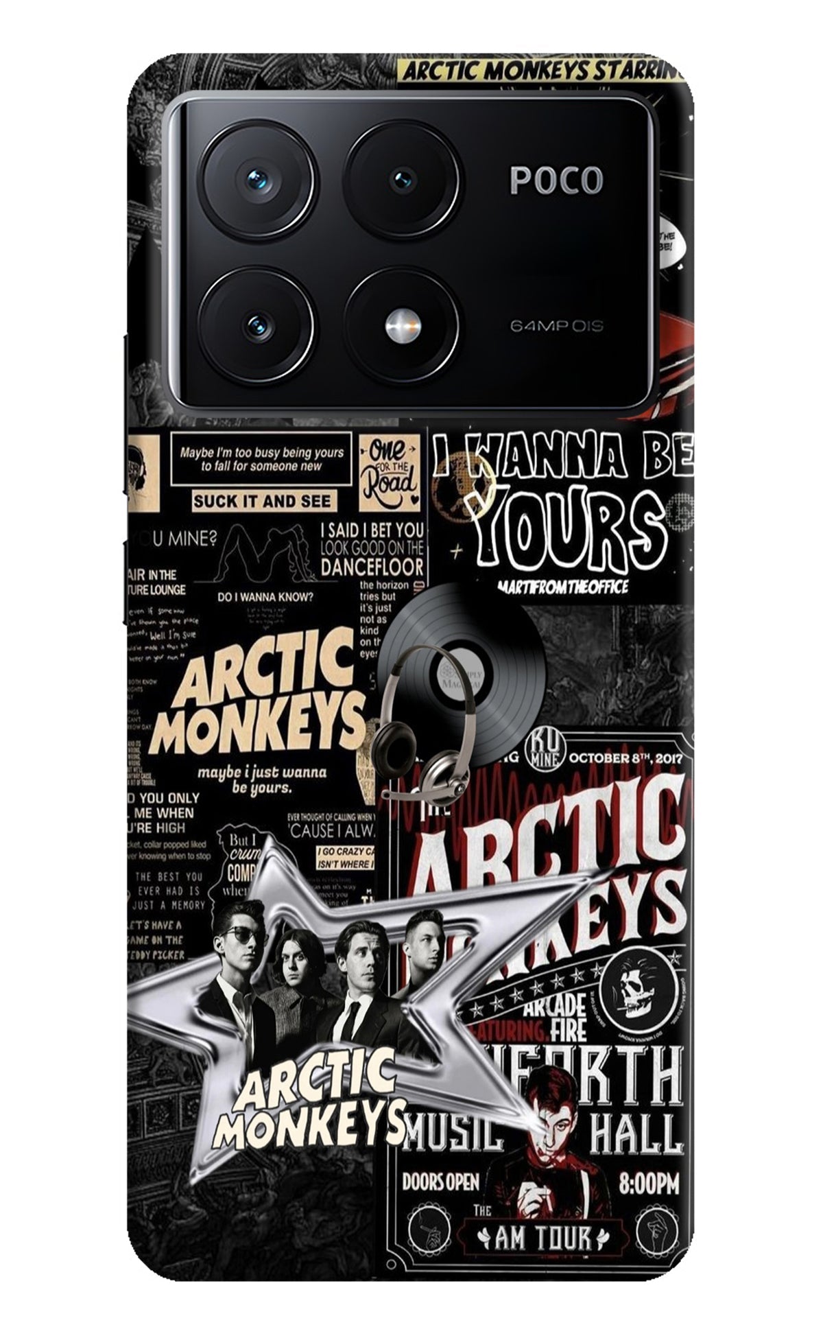 Arctic Monkeys Poco X6 Pro Back Cover