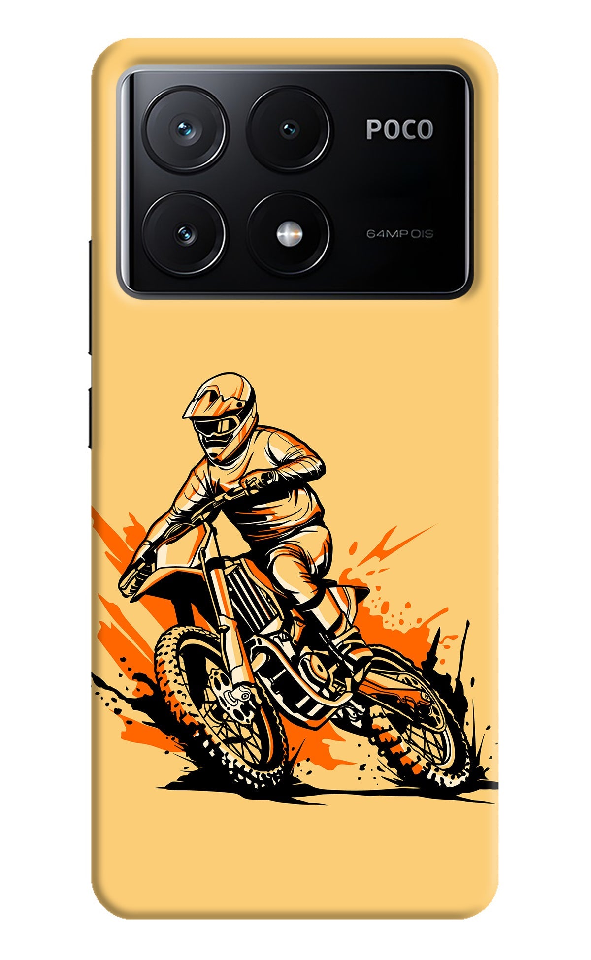 Off-Road Fury Poco X6 Pro Back Cover