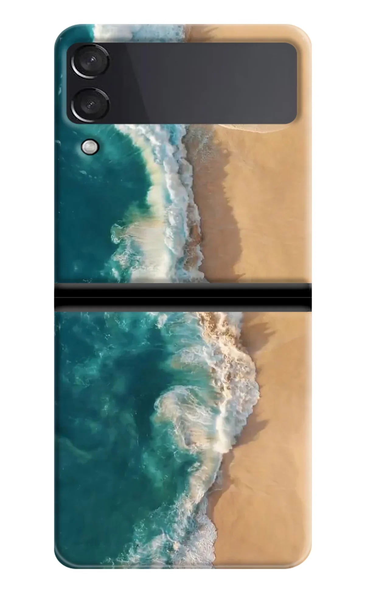 Ocean Beach Samsung Galaxy Z Flip3 Back Cover