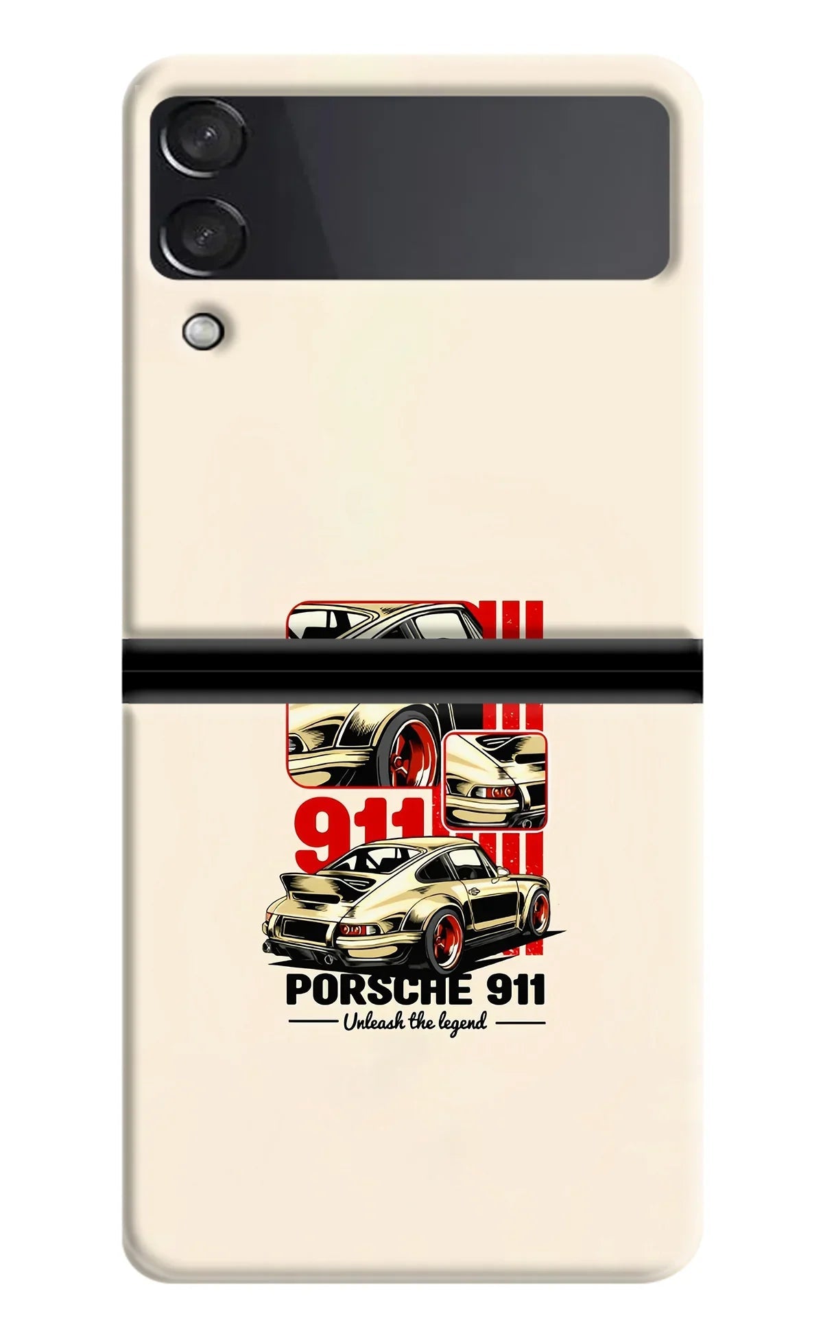 Classic Porsche 911 Samsung Galaxy Z Flip3 Back Cover
