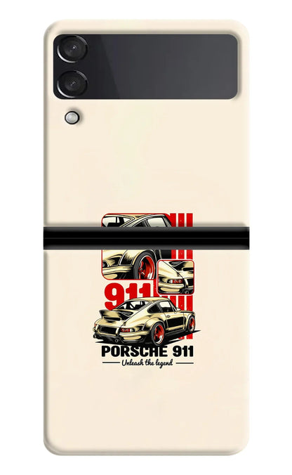 Classic Porsche 911 Samsung Galaxy Z Flip3 Back Cover
