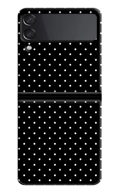 White Dots Samsung Galaxy Z Flip4 Back Cover