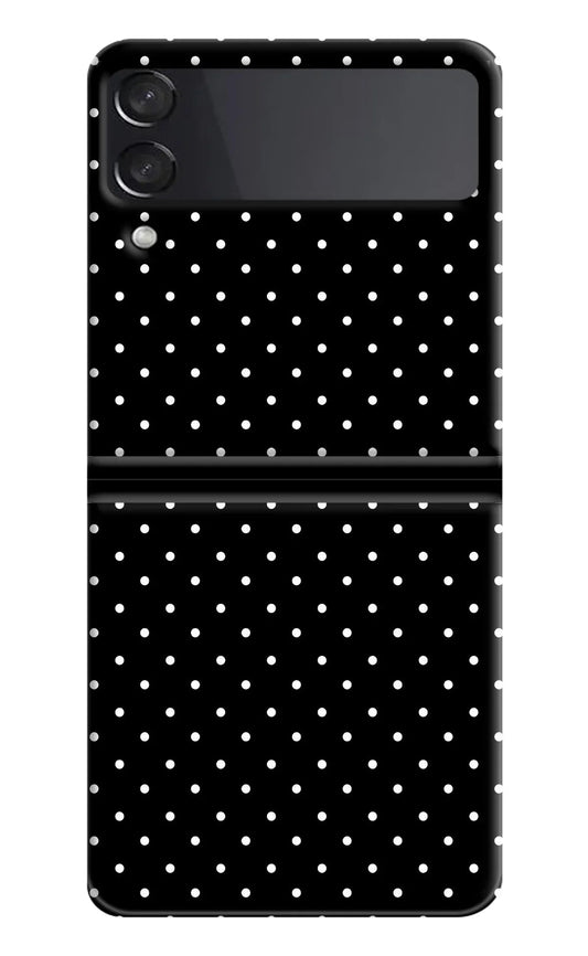 White Dots Samsung Galaxy Z Flip4 Back Cover