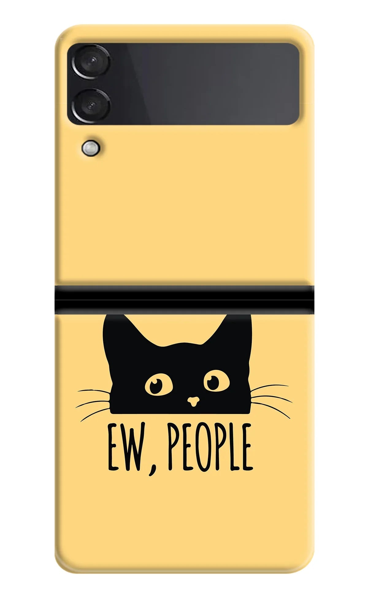 Ew People Catitude Samsung Galaxy Z Flip4 Back Cover